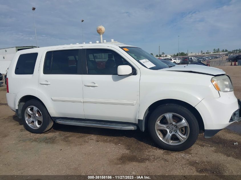2013 HONDA PILOT EX-L - 5FNYF3H73DB008718