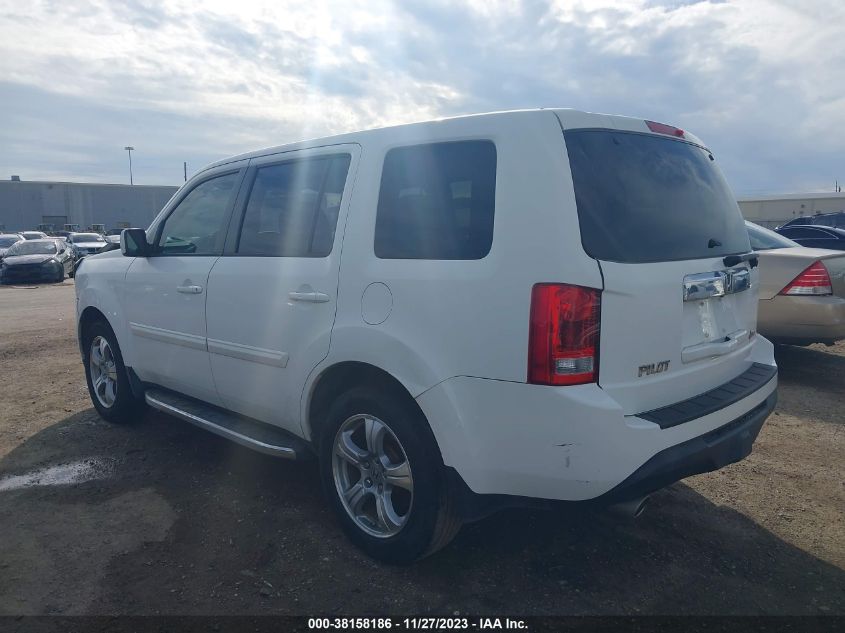 2013 HONDA PILOT EX-L - 5FNYF3H73DB008718