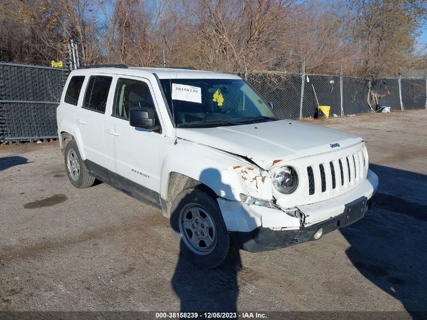 2015 JEEP PATRIOT SPORT - 1C4NJPBB3FD129877