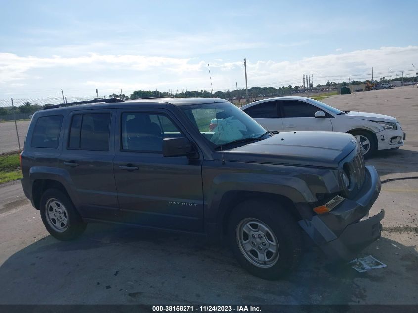 2016 JEEP PATRIOT SPORT - 1C4NJPBA3GD760444