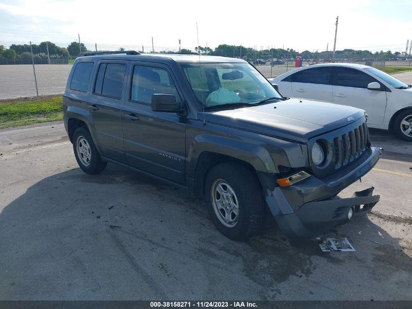 2016 JEEP PATRIOT SPORT - 1C4NJPBA3GD760444