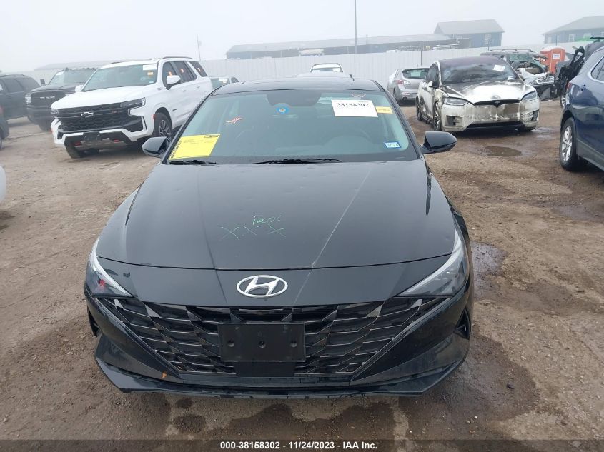 2022 HYUNDAI ELANTRA HYBRID LIMITED - KMHLN4AJ1NU031637