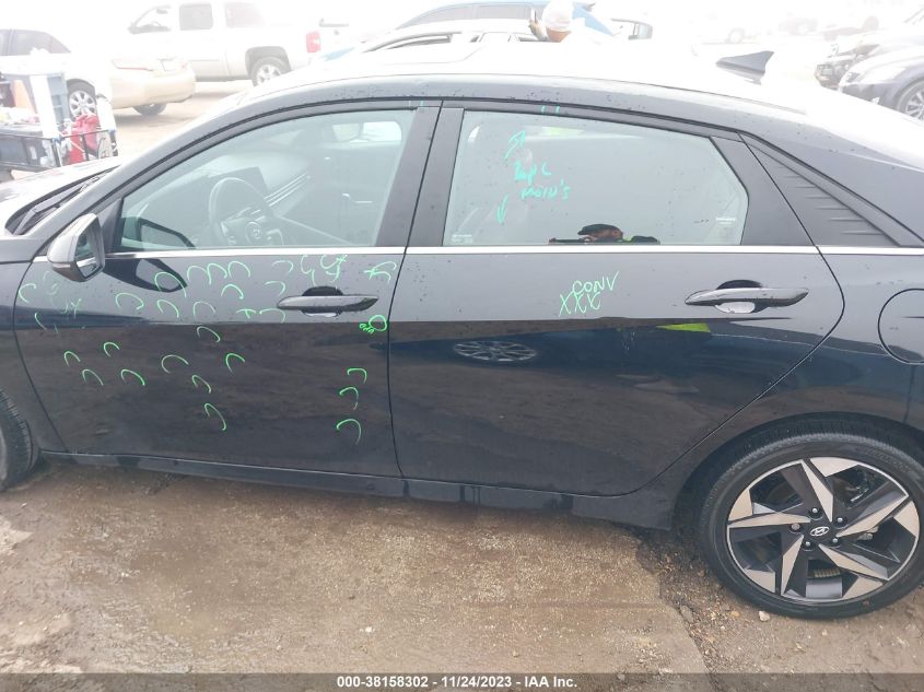 2022 HYUNDAI ELANTRA HYBRID LIMITED - KMHLN4AJ1NU031637