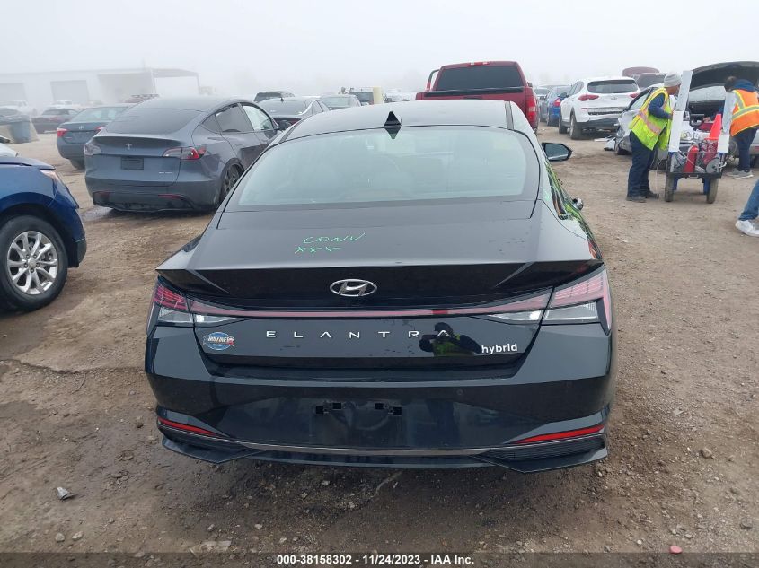 2022 HYUNDAI ELANTRA HYBRID LIMITED - KMHLN4AJ1NU031637