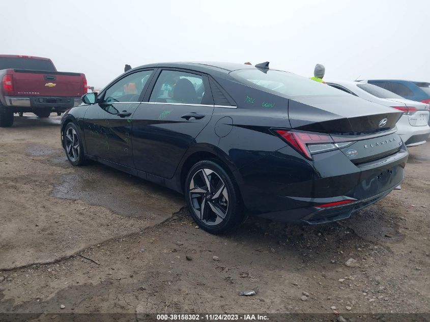 2022 HYUNDAI ELANTRA HYBRID LIMITED - KMHLN4AJ1NU031637