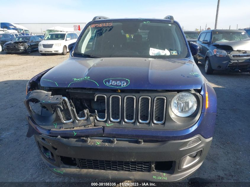 2018 JEEP RENEGADE LATITUDE - ZACCJBBB7JPH51385