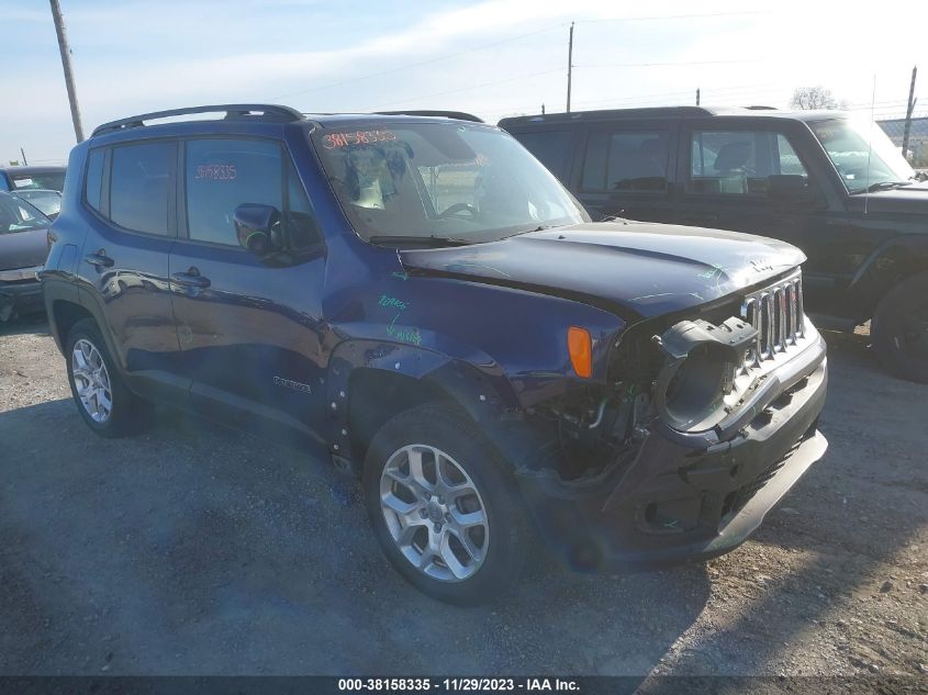 2018 JEEP RENEGADE LATITUDE - ZACCJBBB7JPH51385