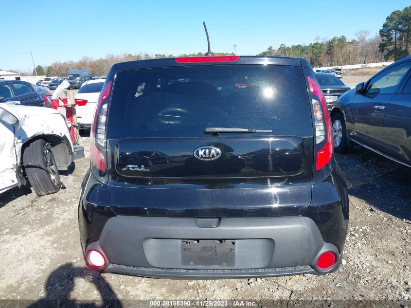2016 KIA SOUL BASE - KNDJN2A22G7249998