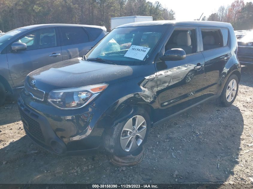 2016 KIA SOUL BASE - KNDJN2A22G7249998