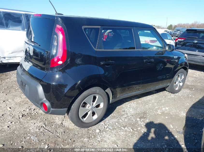2016 KIA SOUL BASE - KNDJN2A22G7249998