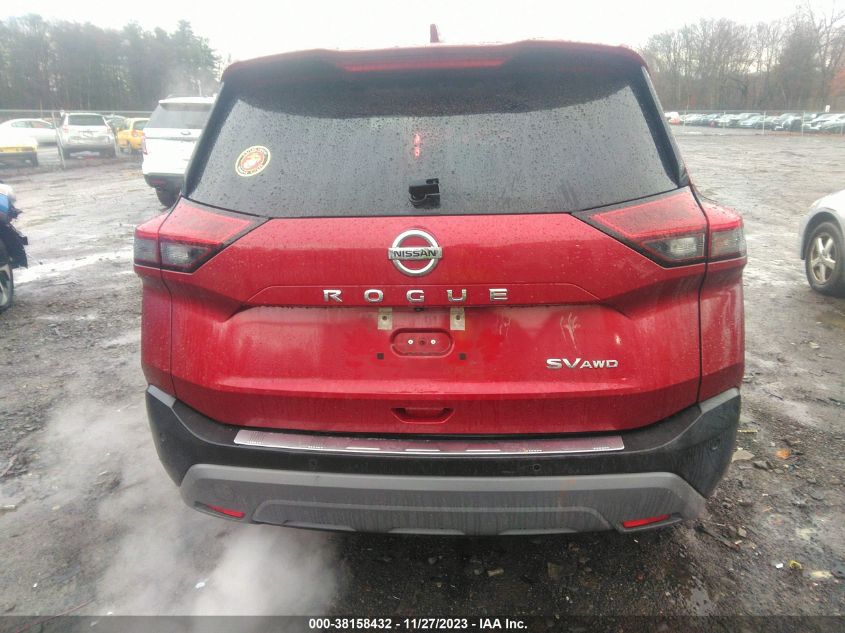 2021 NISSAN ROGUE SV INTELLIGENT AWD - 5N1AT3BB7MC833306
