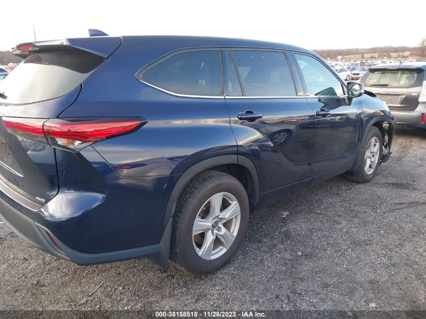 2021 TOYOTA HIGHLANDER L - 5TDCZRBH8MS534618