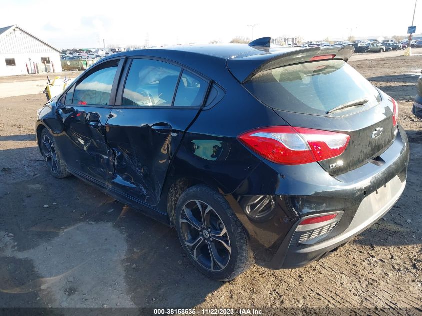 2019 CHEVROLET CRUZE LT - 3G1BE6SM6KS605383