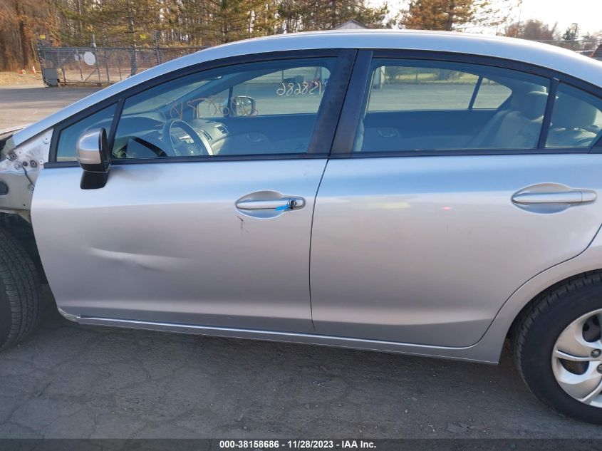 2014 HONDA CIVIC LX - 2HGFB2F56EH546664