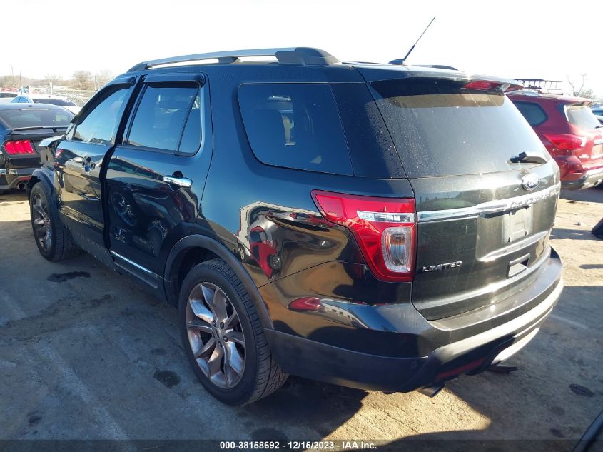 2013 FORD EXPLORER LIMITED - 1FM5K7F9XDGB81583