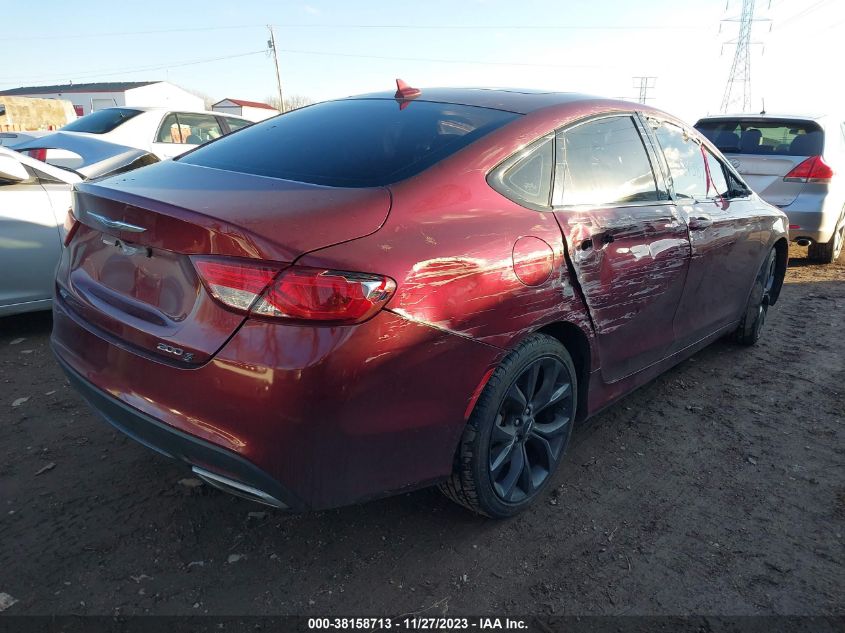 2015 CHRYSLER 200 S - 1C3CCCDGXFN530599