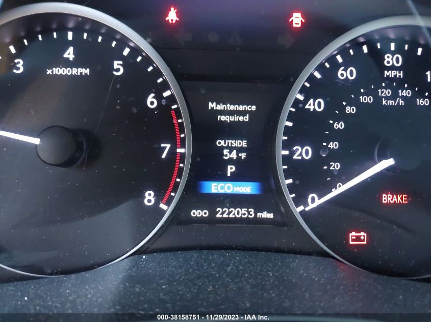 2013 LEXUS ES 350 4DR SDN - JTHBK1GG4D2052493