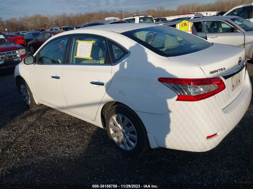 2015 NISSAN SENTRA S/SV/SR/SL - 3N1AB7AP2FY333319