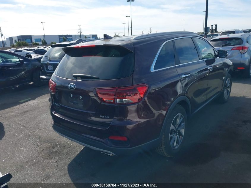 2019 KIA SORENTO 3.3L EX - 5XYPH4A57KG452212