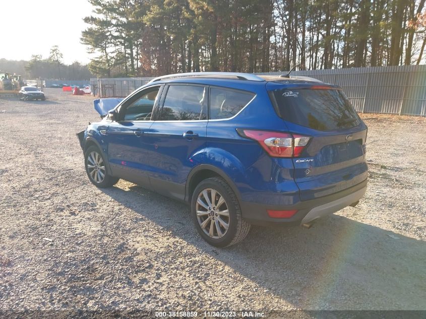 2017 FORD ESCAPE TITANIUM - 1FMCU9J98HUE28773