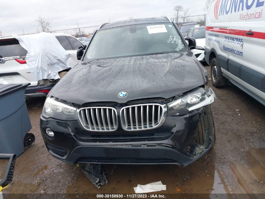 2016 BMW X3 XDRIVE28I - 5UXWX9C55G0D69580