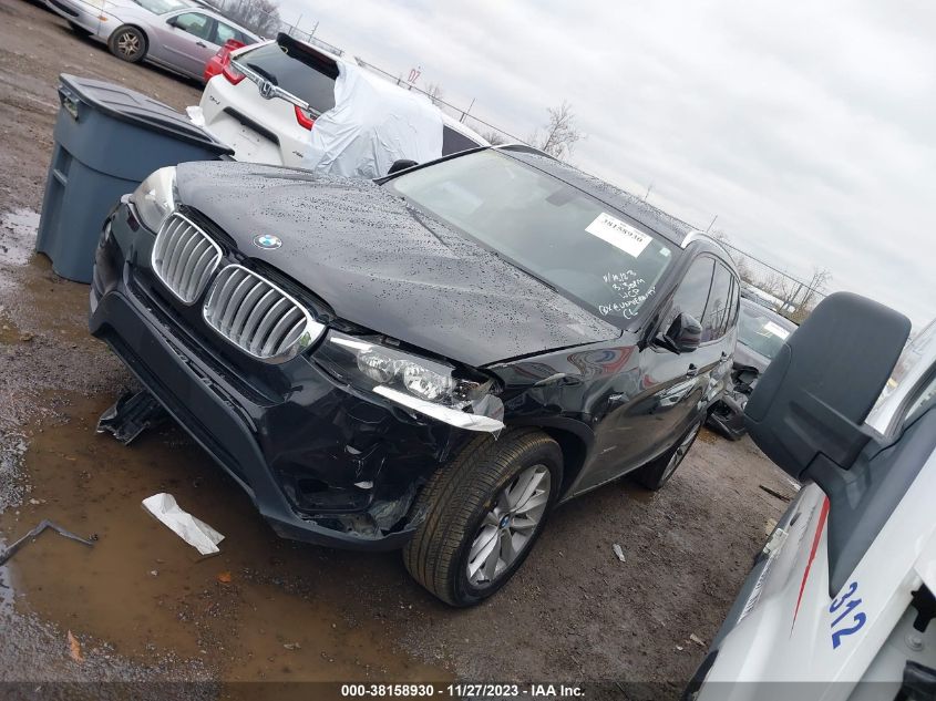 2016 BMW X3 XDRIVE28I - 5UXWX9C55G0D69580