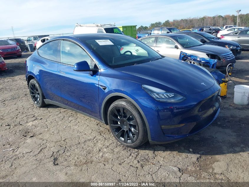 2022 TESLA MODEL Y LONG RANGE DUAL MOTOR - 7SAYGAEEXNF429277