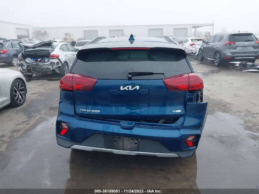 VIN KNDCC3LC8N5533042 2022 KIA NIRO TOURING SE