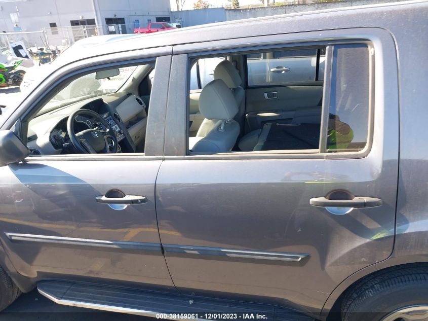 2015 HONDA PILOT LX - 5FNYF3H24FB011554