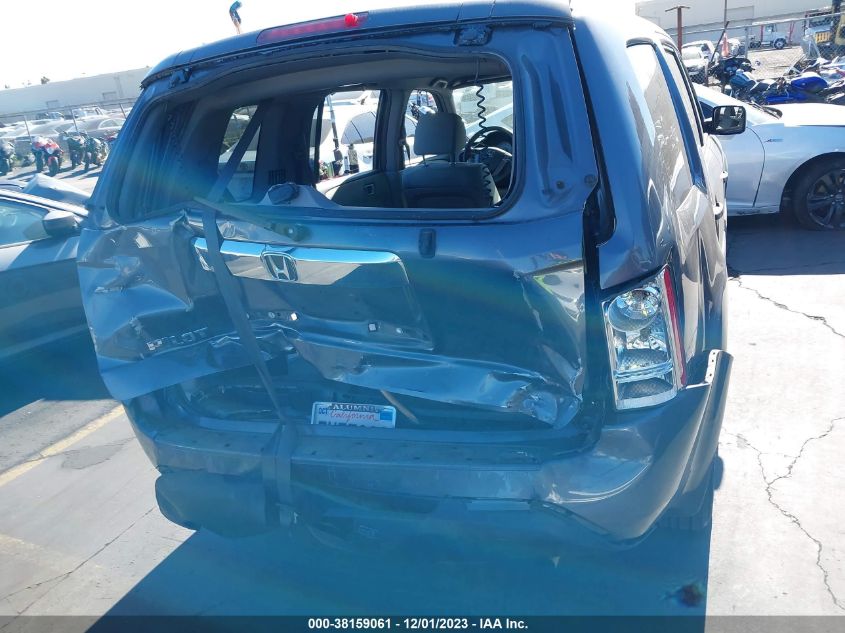 2015 HONDA PILOT LX - 5FNYF3H24FB011554