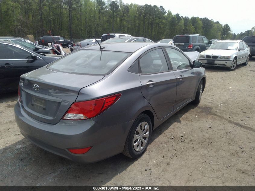2016 HYUNDAI ACCENT SE - KMHCT4AE2GU077246