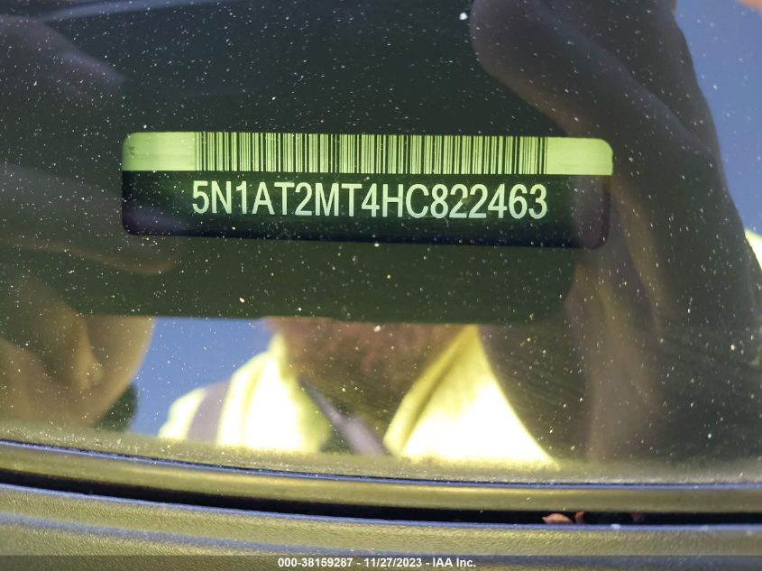 2017 NISSAN ROGUE SV - 5N1AT2MT4HC822463