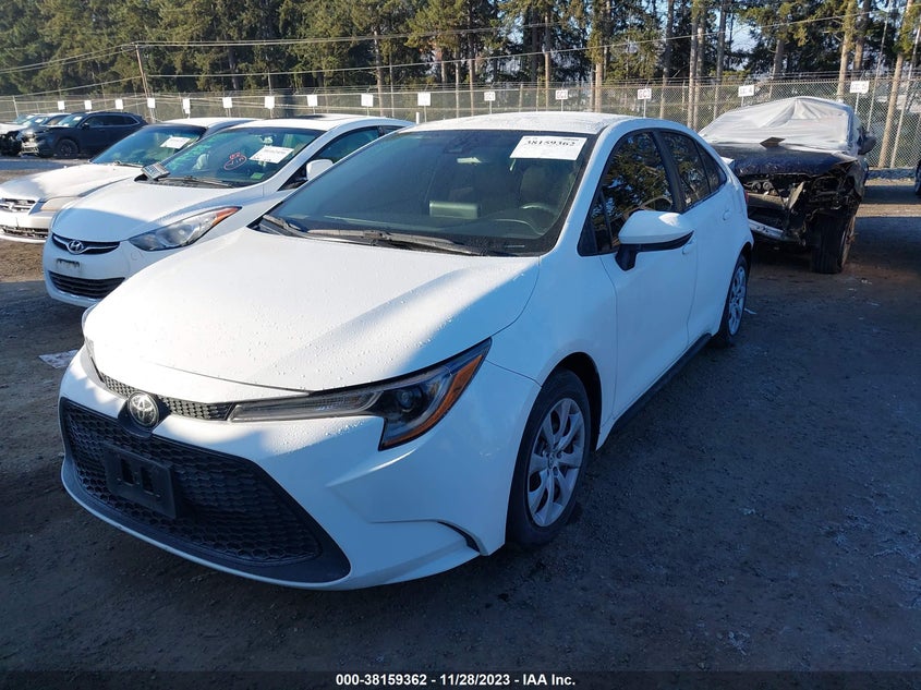 VIN 5YFEPMAE3MP226581 2021 TOYOTA COROLLA LE