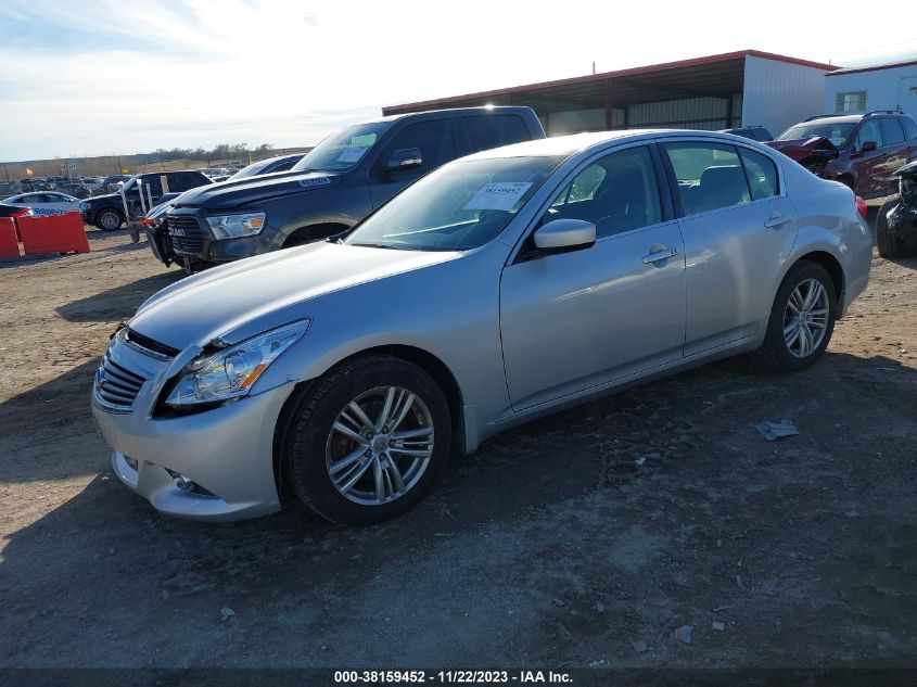 2013 INFINITI G37X X JN1CV6AR9DM756667