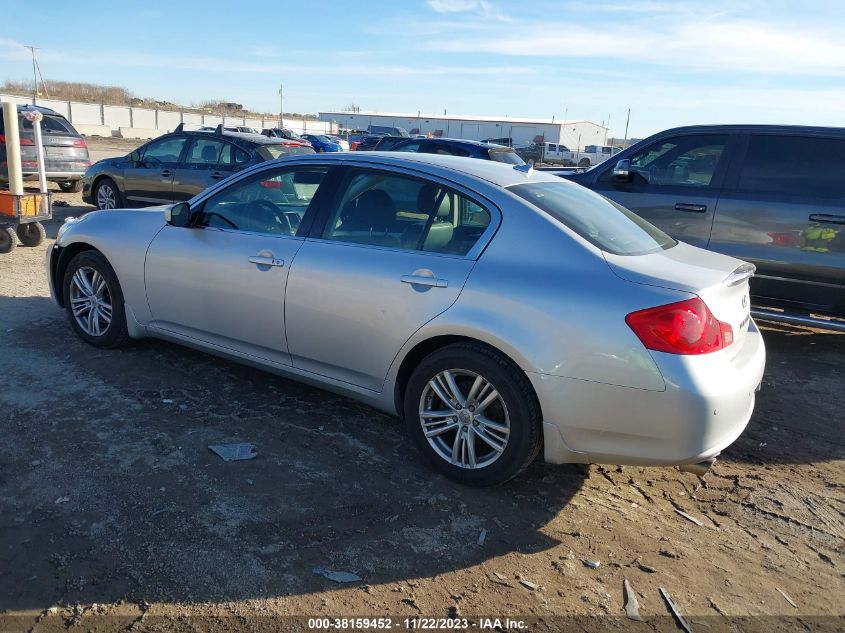 2013 INFINITI G37X X JN1CV6AR9DM756667