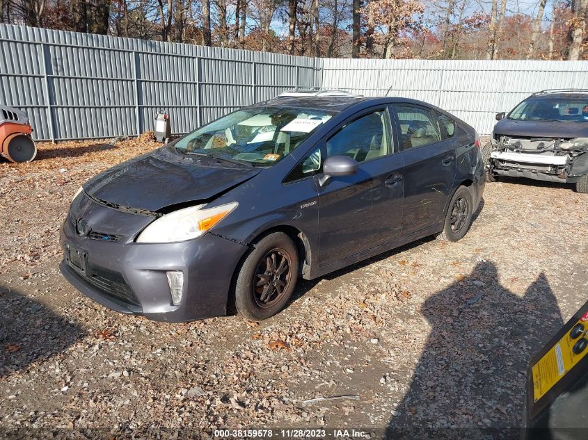 2013 TOYOTA PRIUS FOUR - JTDKN3DU5D5644661