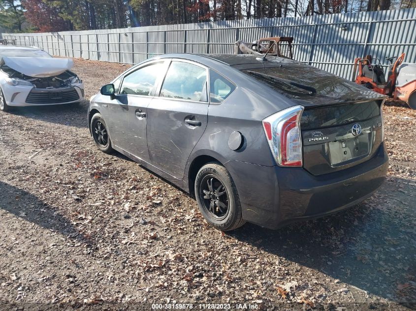 2013 TOYOTA PRIUS FOUR - JTDKN3DU5D5644661