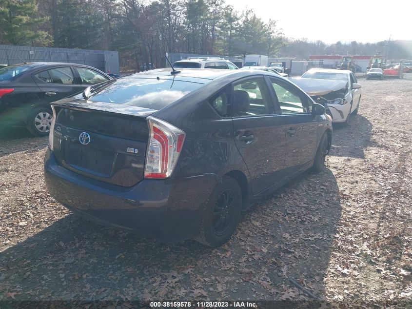 2013 TOYOTA PRIUS FOUR - JTDKN3DU5D5644661