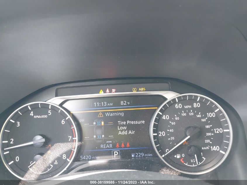 2023 NISSAN ALTIMA SR - 1N4BL4CV3PN391470