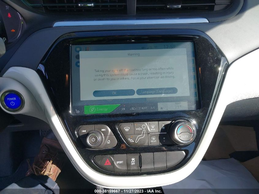 2020 CHEVROLET BOLT EV FWD LT - 1G1FY6S09L4112577