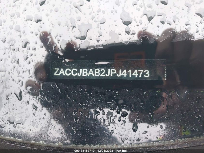 2018 JEEP RENEGADE SPORT - ZACCJBAB2JPJ41473