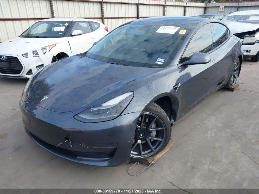 2021 TESLA MODEL 3 STANDARD RANGE PLUS - 5YJ3E1EA6MF921359