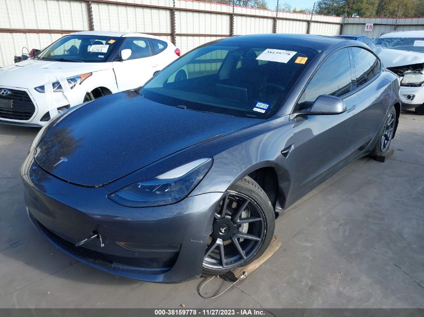 2021 TESLA MODEL 3 STANDARD RANGE PLUS - 5YJ3E1EA6MF921359