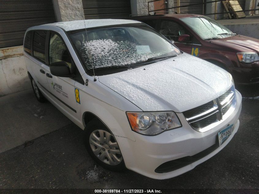 2014 DODGE GRAND CARAVAN AVP/SE - 2C4RDGBG1ER283844