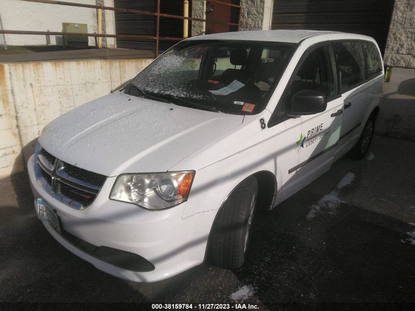 2014 DODGE GRAND CARAVAN AVP/SE - 2C4RDGBG1ER283844