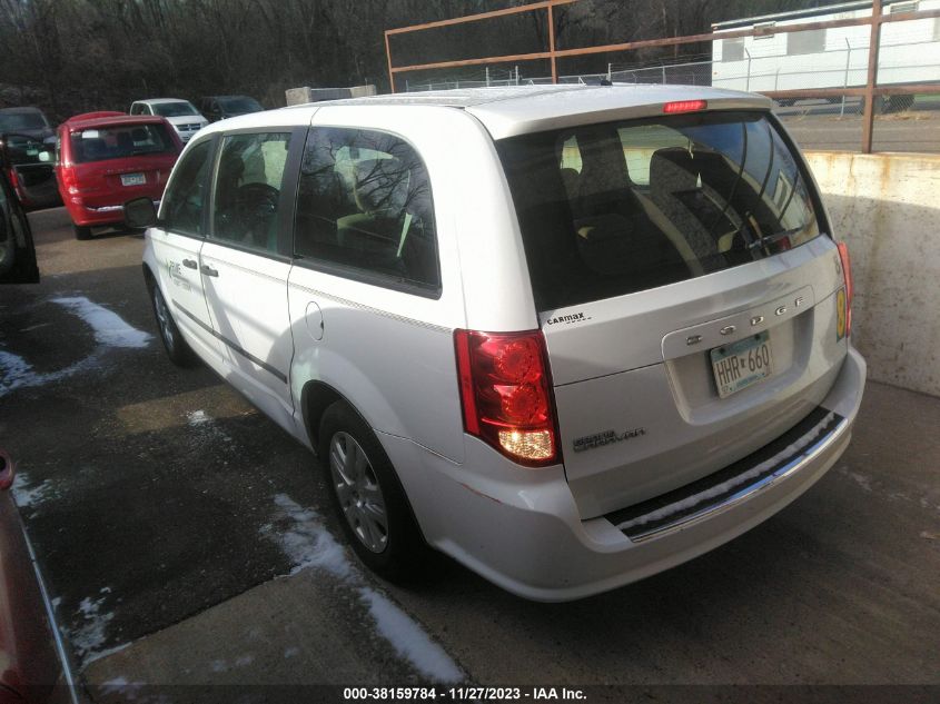 2014 DODGE GRAND CARAVAN AVP/SE - 2C4RDGBG1ER283844