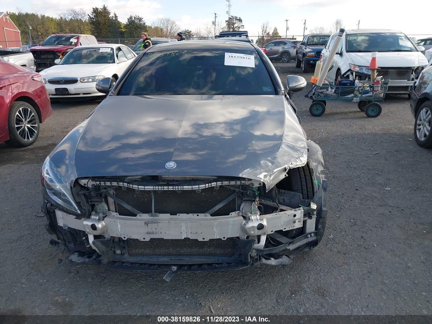 VIN WDDWJ4JB5HF417207 2017 MERCEDES-BENZ C 300