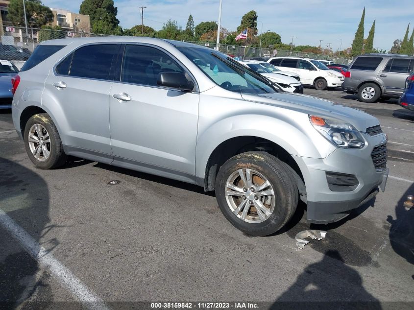 2017 CHEVROLET EQUINOX LS - 2GNALBEKAH1588168