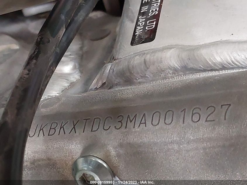 2021 KAWASAKI KX252 D - JKBKXTDC3MA001627