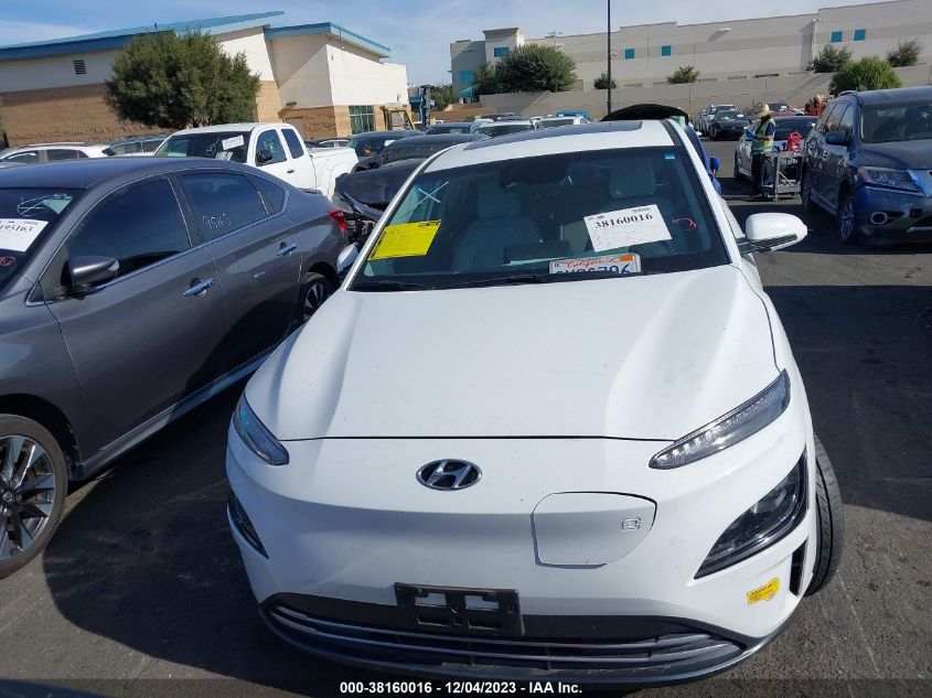 2022 HYUNDAI KONA ELECTRIC SEL KM8K33AG5NU137685